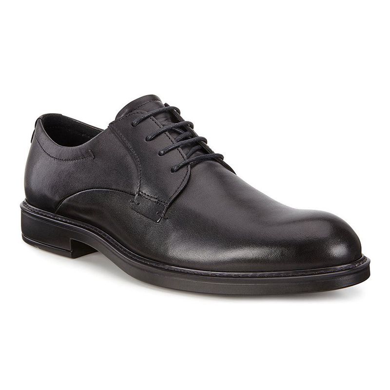 Zapatos Derby Ecco Vitrus Ii Para Hombre,Negras,103859-KOE